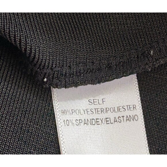 WOW Couture Black Medium Bodycon Hugging Knit High Rise Slimming Woman’s Skirt - Picture 5 of 5